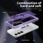 For Samsung Galaxy S25 5G Skin Feel TPU + PC MagSafe Magnetic Phone Case(Transparent Purple) - 3