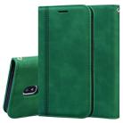 For Samsung Galaxy J5 / J530 (EU) Frosted Business Magnetic Horizontal Flip PU Leather Case with Holder & Card Slot & Lanyard(Green) - 1