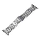 For Apple Watch Series 8 41mm Five Beads Titanium Steel Watch Band(Silver) - 1
