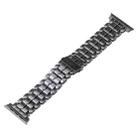 For Apple Watch Series 8 45mm Five Beads Titanium Steel Watch Band(Grey) - 1