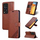 For Huawei Enjoy 70 AZNS Sheepskin Texture Flip Leather Phone Case(Brown) - 1