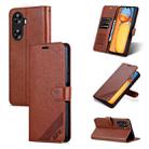 For Huawei Enjoy 70z AZNS Sheepskin Texture Flip Leather Phone Case(Brown) - 1