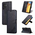 For Huawei Enjoy 70z AZNS Sheepskin Texture Flip Leather Phone Case(Black) - 1