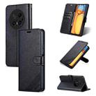 For Huawei Mate 70 Pro / 70 Pro+ AZNS Sheepskin Texture Flip Leather Phone Case(Black) - 1