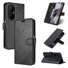 For Huawei Enjoy 80 AZNS Sheepskin Texture Flip Leather Phone Case(Black) - 1