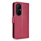 For Huawei Enjoy 80 AZNS Sheepskin Texture Flip Leather Phone Case(Red) - 3