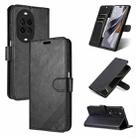 For Huawei nova 14 Pro 5G AZNS Sheepskin Texture Flip Leather Phone Case(Black) - 1