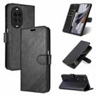 For Huawei nova 14 5G AZNS Sheepskin Texture Flip Leather Phone Case(Black) - 1
