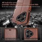 For Huawei Pura 80 5G AZNS Sheepskin Texture Flip Leather Phone Case(Brown) - 4