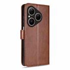 For Huawei Pura 80 5G AZNS Sheepskin Texture Flip Leather Phone Case(Brown) - 5
