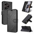 For Huawei Pura 80 5G AZNS Sheepskin Texture Flip Leather Phone Case(Black) - 1