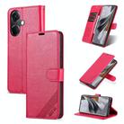 For OPPO K11 5G AZNS Sheepskin Texture Flip Leather Phone Case(Red) - 1