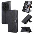 For OPPO Find X7 AZNS Sheepskin Texture Flip Leather Phone Case(Black) - 1