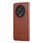 For OPPO A3 5G China AZNS Sheepskin Texture Flip Leather Phone Case(Brown) - 3