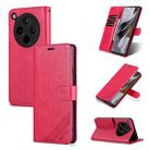 For OPPO Find X8 AZNS Sheepskin Texture Flip Leather Phone Case(Red) - 1