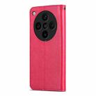 For OPPO Find X8 Pro AZNS Sheepskin Texture Flip Leather Phone Case(Red) - 3