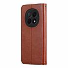 For OPPO A5 Pro AZNS Sheepskin Texture Flip Leather Phone Case(Brown) - 3