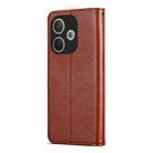 For OPPO A5 Energy / A5 Pro 5G Global AZNS Sheepskin Texture Flip Leather Phone Case(Brown) - 3