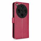 For OPPO Find X8 Ultra AZNS Sheepskin Texture Flip Leather Phone Case(Red) - 3