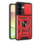 For Samsung Galaxy S24 5G Sliding Camera Cover Design TPU+PC Phone Case(Red) - 1