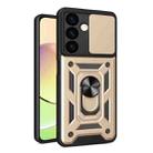 For Samsung Galaxy S24 5G Sliding Camera Cover Design TPU+PC Phone Case(Gold) - 1