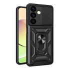 For Samsung Galaxy S24+ 5G Sliding Camera Cover Design TPU+PC Phone Case(Black) - 1