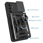 For Samsung Galaxy A15 Sliding Camera Cover Design TPU+PC Phone Case(Silver) - 3
