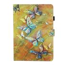 For iPad Air Colored Drawing Stitching Horizontal Flip Leather Case with Holder & Card Slots & Sleep / Wake-up Function & Anti-skid strip(Butterfly) - 2