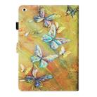 For iPad Air Colored Drawing Stitching Horizontal Flip Leather Case with Holder & Card Slots & Sleep / Wake-up Function & Anti-skid strip(Butterfly) - 3