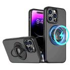 For iPhone 13 Pro Rotating Ring Magnetic Holder Phone Case(Black) - 2