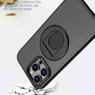 For iPhone 13 Pro Rotating Ring Magnetic Holder Phone Case(Black) - 3