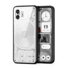 For Nothing Phone 2 DUX DUCIS Aimo Series TPU + PC Frosted Feel Phone Case(Black) - 1