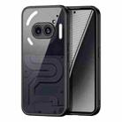 For Nothing Phone 2a DUX DUCIS Aimo Series TPU + PC Frosted Feel Phone Case(Black) - 1