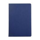 For Samsung Galaxy Tab S10 FE+ Litchi Texture 360 Degrees Rotation Holder Leather Tablet Case(Blue) - 2