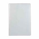 For Samsung Galaxy Tab S10 FE+ Litchi Texture 360 Degrees Rotation Holder Leather Tablet Case(Silver) - 2