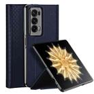 For Honor Magic V2 DUX DUCIS Bril Series PU + TPU Phone Case(Blue) - 1