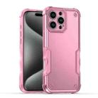 For iPhone 16 Pro Max Non-slip Shockproof Armor Phone Case(Pink) - 1