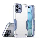 For iPhone 16 Plus Non-slip Shockproof Armor Phone Case(White) - 1