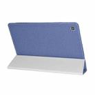 For Teclast P20HD / M40 / M40 Pro Ordinary Horizontal Flip PU Leather Protective Case with Bracket(Blue) - 3