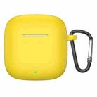 For Huawei Freebuds SE2 Shockproof Silicone Earphone Protective Case with Hook(Yellow) - 1