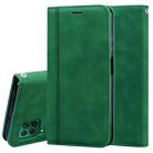 For Huawei P40 Lite Frosted Business Magnetic Horizontal Flip PU Leather Case with Holder & Card Slot & Lanyard(Green) - 1