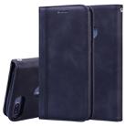 For Huawei Honor 9 Lite Frosted Business Magnetic Horizontal Flip PU Leather Case with Holder & Card Slot & Lanyard(Black) - 1