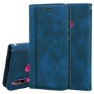 For Huawei Honor 10i / 20i Frosted Business Magnetic Horizontal Flip PU Leather Case with Holder & Card Slot & Lanyard(Blue) - 1