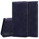 For Huawei Honor 20 Frosted Business Magnetic Horizontal Flip PU Leather Case with Holder & Card Slot & Lanyard(Black) - 1