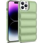 For iPhone 15 Pro Max Eiderdown Airbag Shockproof Phone Case(Army Green) - 1