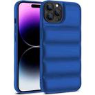 For iPhone 15 Pro Eiderdown Airbag Shockproof Phone Case(Blue) - 1