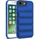 For iPhone 7 / 8 / SE 2022 Eiderdown Airbag Shockproof Phone Case(Blue) - 1