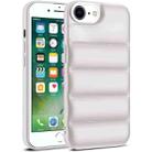 For iPhone 7 / 8 / SE 2022 Eiderdown Airbag Shockproof Phone Case(White) - 1
