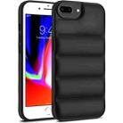 For iPhone 7 Plus / 8 Plus Eiderdown Airbag Shockproof Phone Case(Black) - 1