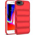 For iPhone 7 Plus / 8 Plus Eiderdown Airbag Shockproof Phone Case(Red) - 1